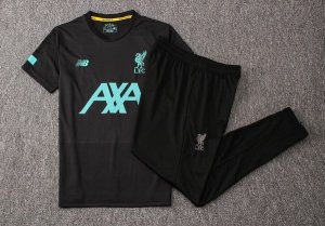 Entrainement Liverpool Conjunto Complet 2019-20 Vert Noir