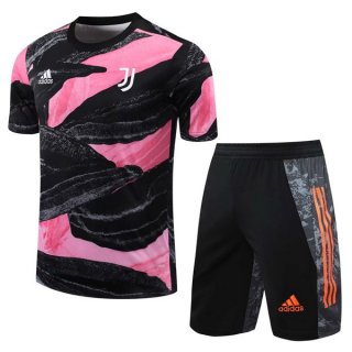 Entrainement Juventus Ensemble Complet 2021-22 Rose Noir