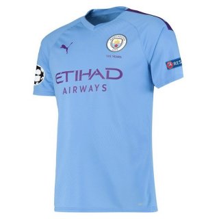 Thailande Maillot Manchester City 1ª 2019-20 Bleu Thailande Maillot Manchester City 1ª 2019-20 Bleu