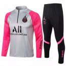 Survetement Paris Saint Germain 2021-22 Gris Rose Noir