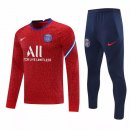 Survetement Paris Saint Germain 2021-22 Rouge Bleu