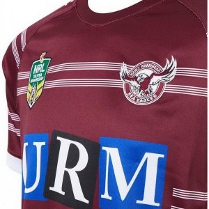 Thailande Maillot Manly Sea Eagles 1ª 2018 Rouge