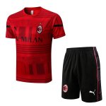 Maillot Entrainement AC Milan Ensemble Complet 2022-23 Rouge Maillot Entrainement AC Milan Ensemble Complet 2022-23 Rouge