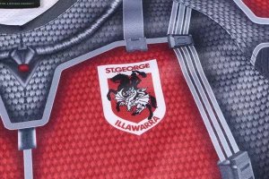 Thailande Maillot St.George Illawarra Dragons 2017 2018 Gris