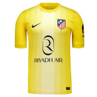 Thailande Maillot Atletico Madrid Gardien 2025-26 Jaune