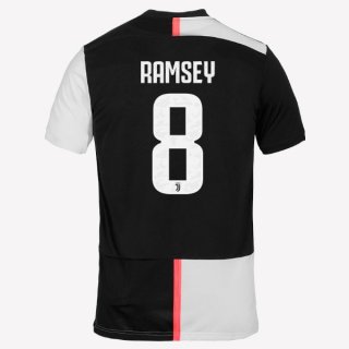 Maillot Juventus NO.8 Ramsey 1ª 2019-20 Blanc Noir