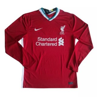 Thailande Maillot Liverpool 1ª ML 2020-21 Rouge