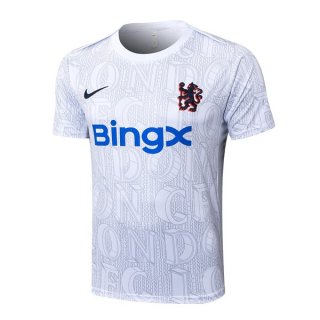 Maillot Entrainement Chelsea 2025-26 Blanc 4