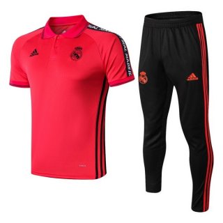 Polo Conjunto Complet Real Madrid 2019-20 Rouge Noir