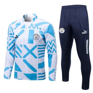 Training Manchester City 2022-23 Bleu Blanc Training Manchester City 2022-23 Bleu Blanc