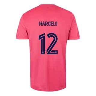 Maillot Real Madrid 2ª NO.12 Marcelo 2020-21 Rose