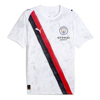 Thailande Maillot Manchester City KidSuper 2025-26 Blanc Thailande Maillot Manchester City KidSuper 2025-26 Blanc