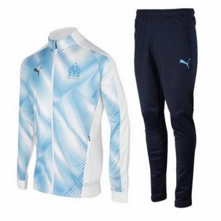 Survetement Marseille Enfant 2019-20 Bleu Clair Survetement Marseille Enfant 2019-20 Bleu Clair
