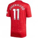 Maillot Manchester United NO.11 Greenwood 1ª 2020-21 Rouge