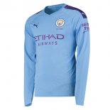 Maillot Manchester City 1ª ML 2019-20 Bleu