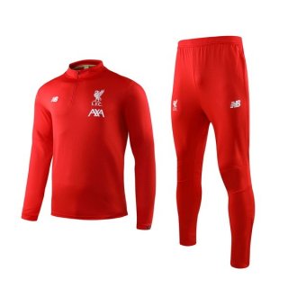 Survetement Enfant Liverpool 2019-20 Rouge Blanc