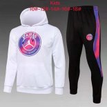 Enfant Sweat Shirt Capuche Paris Saint Germain 2022 Blanc Rose