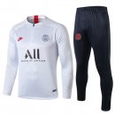 Survetement Paris Saint Germain 2019-20 Blanc Bleu Rouge