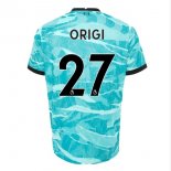 Maillot Liverpool NO.27 Origi 2ª 2020-21 Bleu