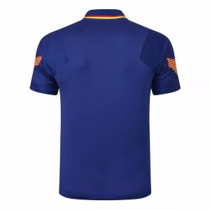 Polo Barcelone 2020-21 Bleu Orange