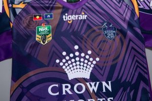 Thailande Maillot Melbourne Storm 2018 Purpura