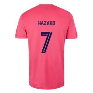 Maillot Real Madrid 2ª NO.7 Hazard 2020-21 Rose Maillot Real Madrid 2ª NO.7 Hazard 2020-21 Rose