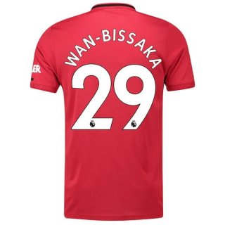 Maillot Manchester United NO.29 Wan Bissaka 1ª 2019-20 Rouge