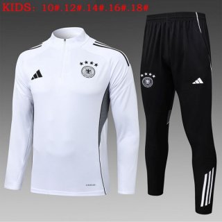 Enfant Sweatshirt Allemagne 2026-27 Blanc