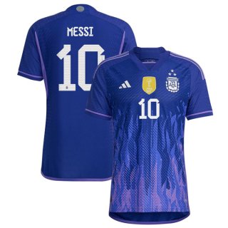 3 étoiles Thailande Maillot Argentine 2ª Messi 2022-23 3 étoiles Thailande Maillot Argentine 2ª Messi 2022-23