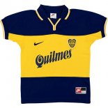 Thailande Maillot Boca Juniors 1ª Retro 1999 Bleu Jaune