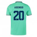 Maillot Real Madrid NO.20 Asensio 3ª 2019-20 Vert