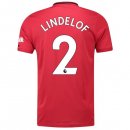 Maillot Manchester United NO.2 Lindelof 1ª 2019-20 Rouge