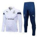 Veste Training Marseille 2022-23 Blanc Bleu