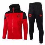 Survetement Manchester United 2020-21 Rouge Noir Survetement Manchester United 2020-21 Rouge Noir