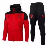 Survetement Manchester United 2020-21 Rouge Noir