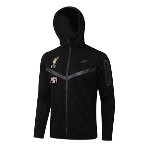 Sweat Shirt Capuche Ensemble Complet Liverpool 2022-23 Noir