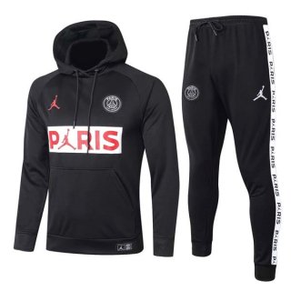 Sweat Shirt Capuche Paris Saint Germain 2022 Noir Blanc