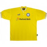 Thailande Maillot Leeds United 2ª Retro 1997 1998 Jaune