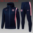 Enfant Coupe Vent Capuche Barcelone 2026-27 Bleu