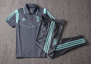 Polo Juventus Conjunto Complet 2019-20 Gris Bleu