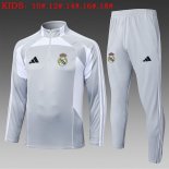 Enfant Sweatshirt Real Madrid 2026-27 Gris Enfant Sweatshirt Real Madrid 2026-27 Gris