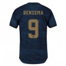 Maillot Real Madrid NO.9 Benzema 2ª 2019-20 Bleu