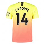 Maillot Manchester City NO.14 Laporte 3ª 2019-20 Orange