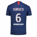 Maillot Paris Saint Germain NO.6 Verratti 1ª 2019-20 Bleu