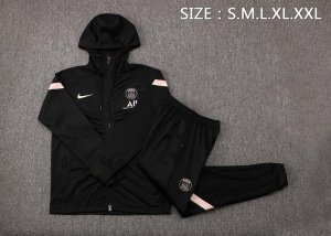 Sweat Shirt Capuche PSG 2022 Noir Rose