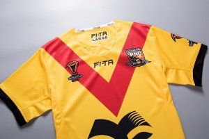 Thailande Maillot Papúa Nueva Guinea RLWC 1ª 2017 2018 Jaune