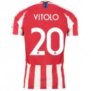 Thailande Maillot Atletico Madrid NO.20 Vitolo 2019-20 Rouge