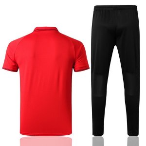 Polo Conjunto Complet Manchester United 2019-20 Rouge Noir