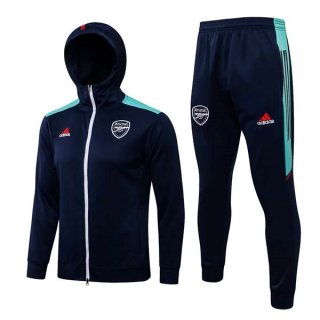 Sweat Shirt Capuche Arsenal 2022 Bleu