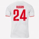 Maillot Juventus NO.24 Rugani 2ª 2019-20 Gris Blanc